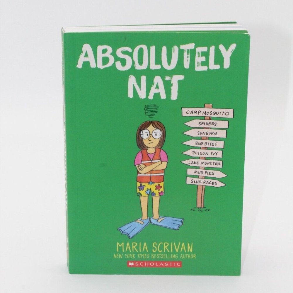Absolutely Nat: A Color Graphic Novel Nat Enough #3 by Maria Scrivian Paperback